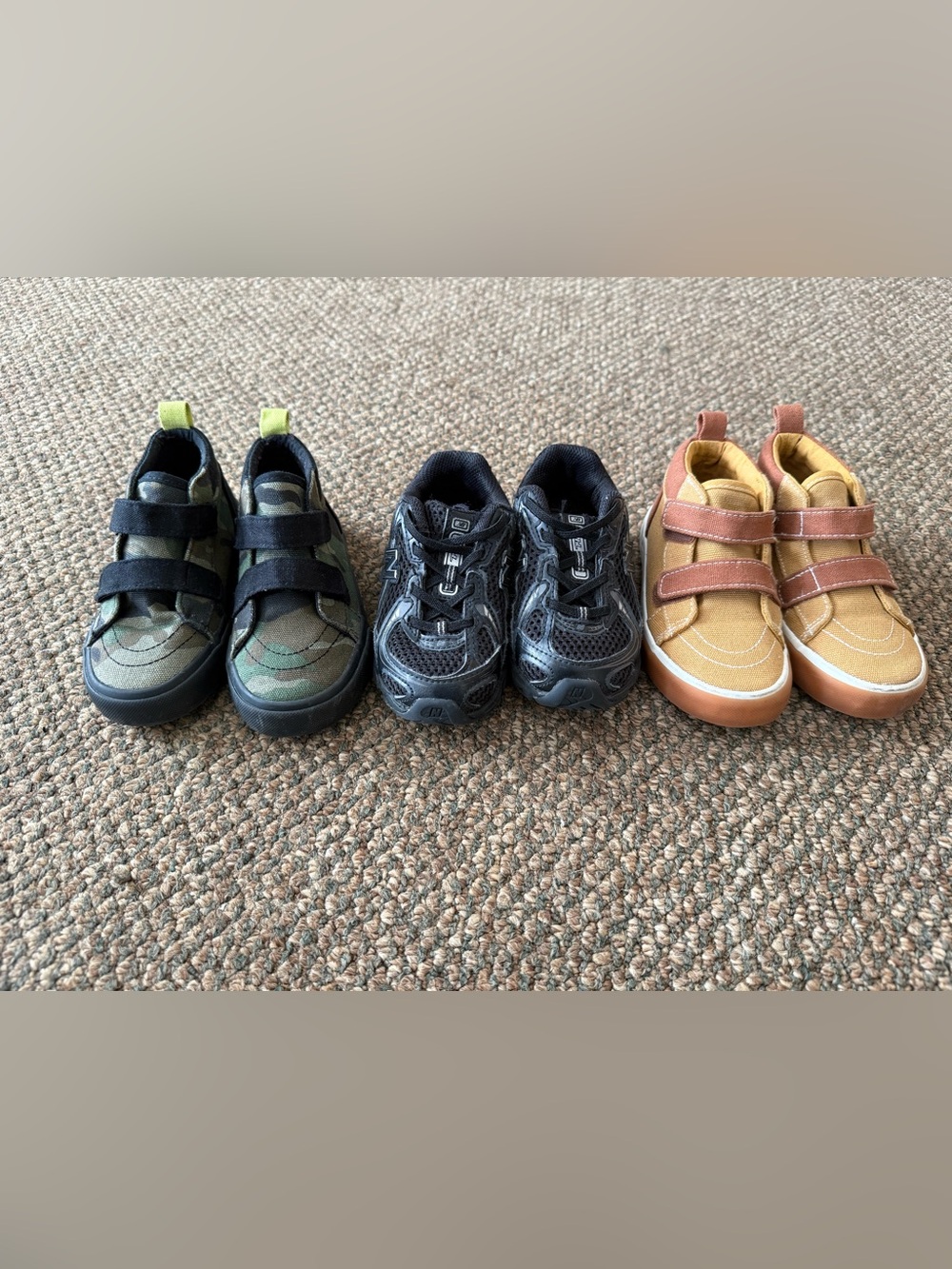 (3) Pairs Of Toddler Shoes (9c) & (8c)